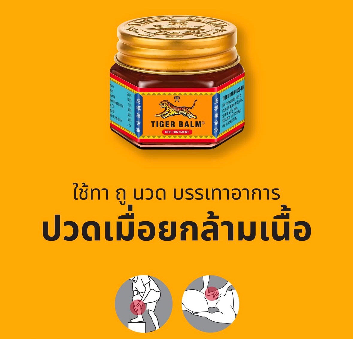 BÁLSAMO DE TIGRE ROJO UNGÜENTO HERBAL 10 G.