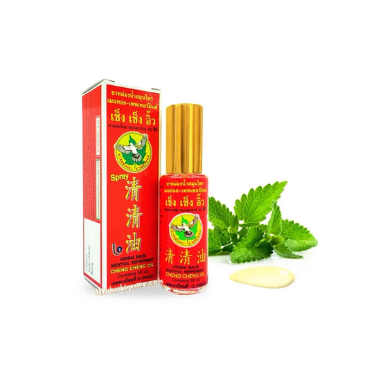 CHENG CHENG OIL SPRAY 50 CC. (MENTHOL PEPPERMINT FLAVOUR)