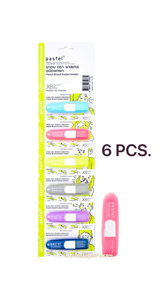 PASTEL BRAND POCKET INHALER 1.5 ML.(6 PCS.)