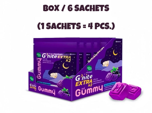 HANDY HERB GNITE EXTRA GUMMY / BOX 6 SACHETS (1 SACHETS = 4 PCS.)