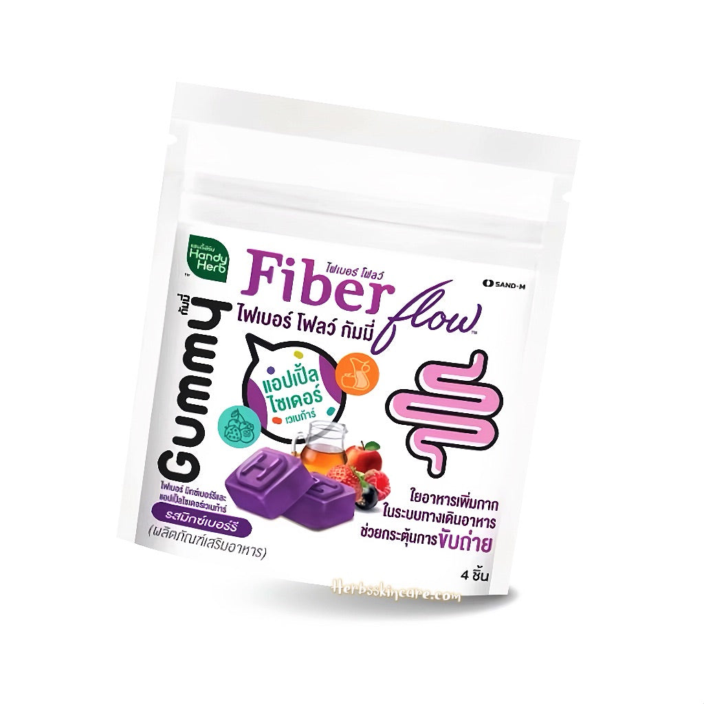 HANDYHERB FIBER FLOW - SABOR FRUTOS DEL BOSQUE / CAJA 6 SOBRES (1 SOBRE = 4 UDS.)
