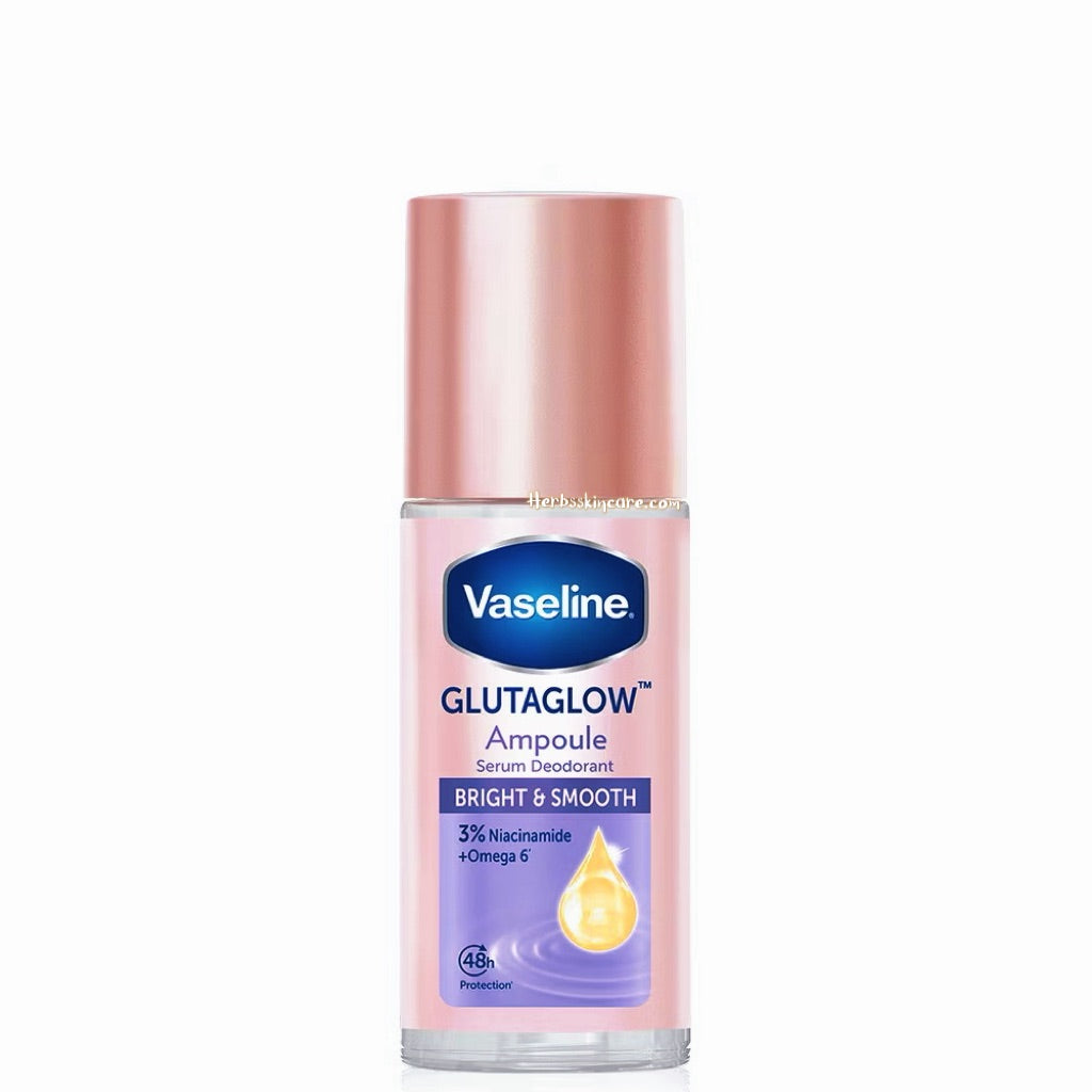 VASELINE ROLL-ON SÉRUM GLUTAGLOW AMPOLLA DESODORANTE 45 ML. - BRILLO Y SUAVIDAD