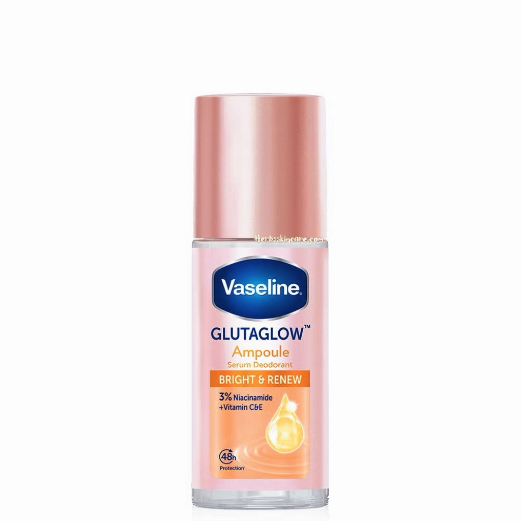 VASELINA DESODORANTE SERUM ROLL-ON GLUTAGLOW AMPOLLA 45 ML. - ACLARADOR Y RENOVADOR