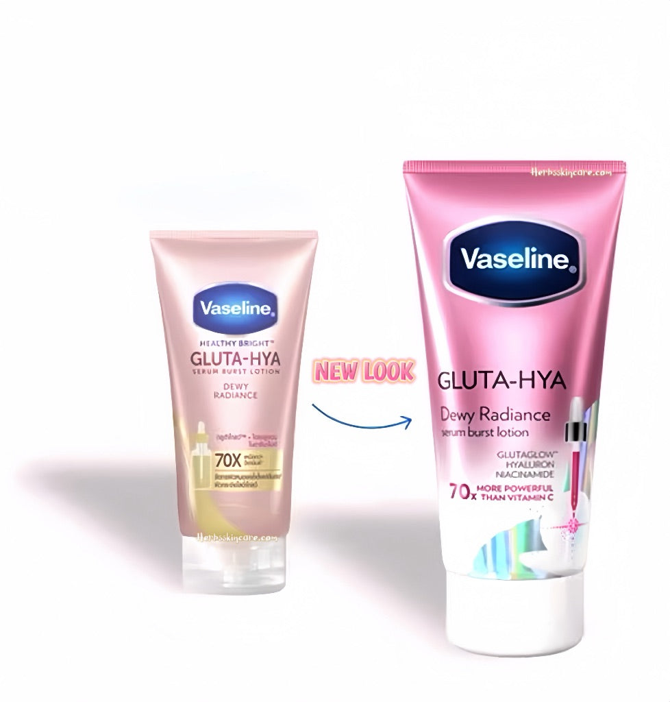 VASELINA HEALTHY BRIGHT GLUTA-HYA SÉRUM EN LOCIÓN BURST 290 ML.