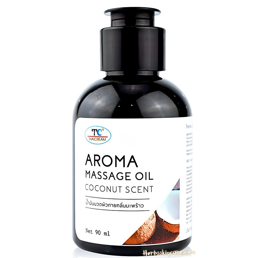 TC AROMA MASSAGE OIL 90 ML. (COCONUT SCENT)