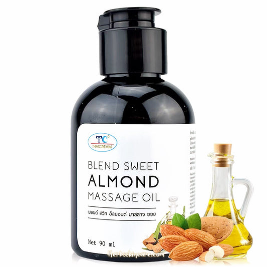 TC AROMA MASSAGE OIL 90 ML. (ALMOND SCENT)