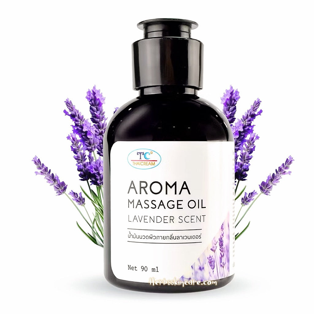 TC AROMA MASSAGE OIL 90 ML. (LAVENDER SCENT)