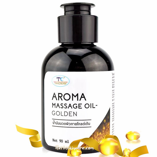 TC AROMA MASSAGE OIL 90 ML. (GOLDEN)