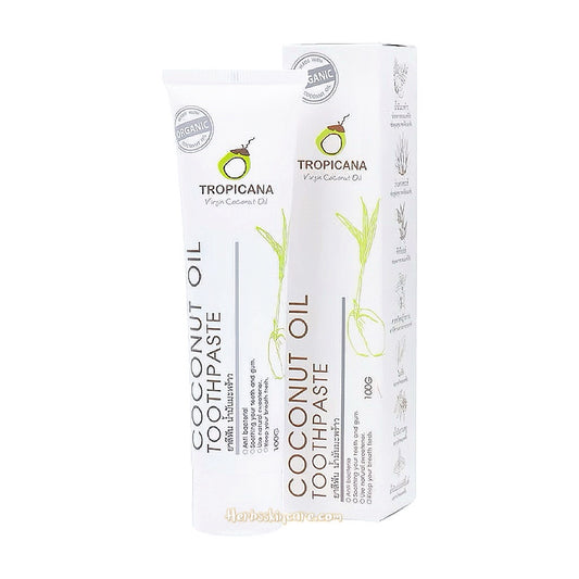 TROPICANA COCONUT OIL TOOTHPASTE 100 G.