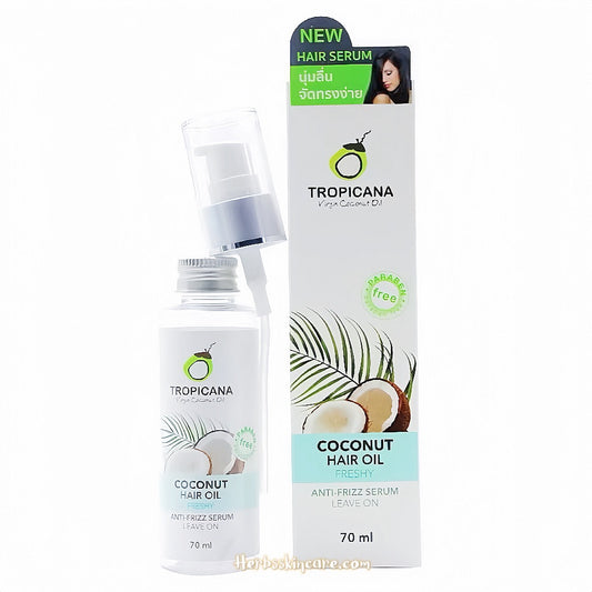 TROPICANA ORGANIC COCONUT HAIR OIL FRESHY 70 ML.