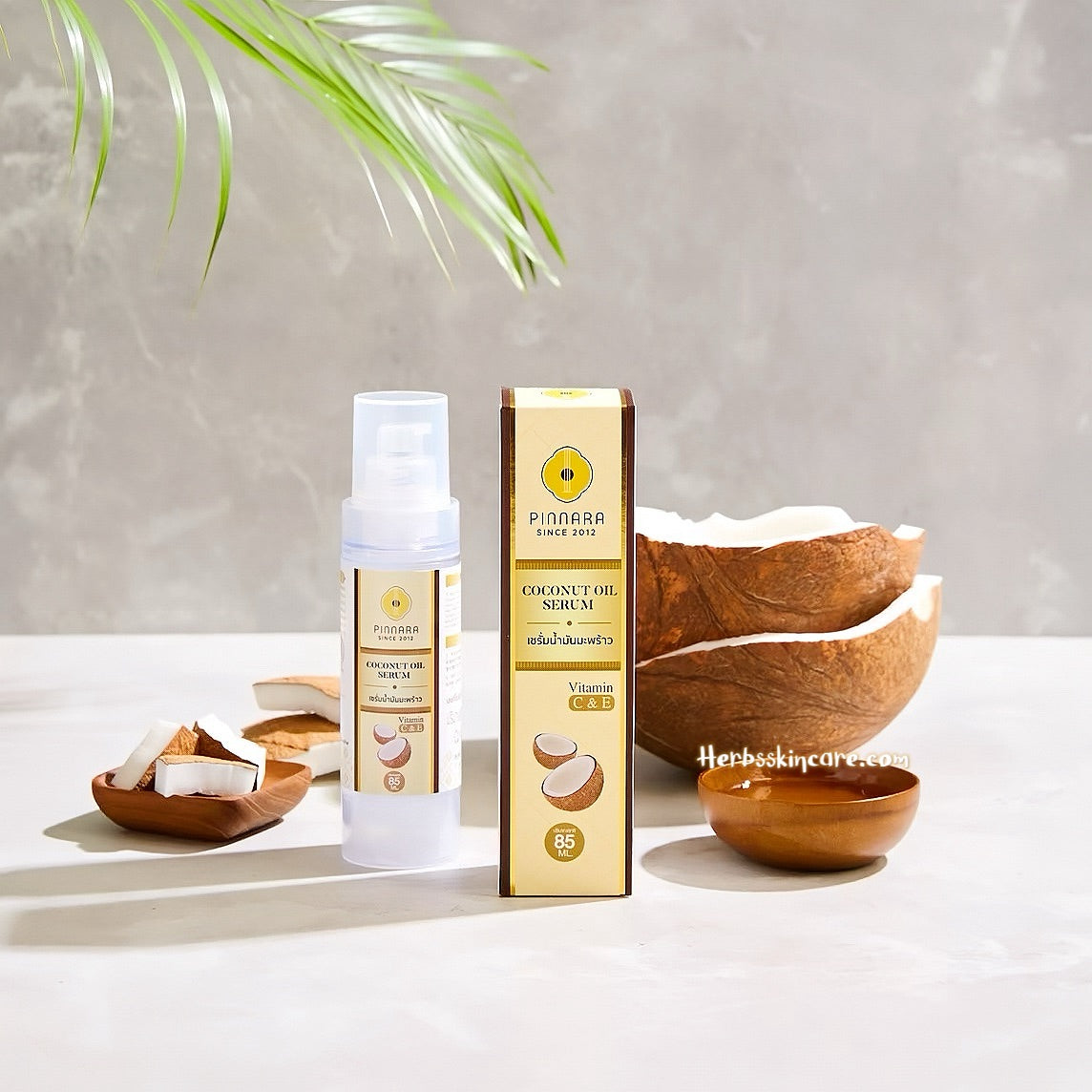 PINNARA COCONUT OIL SERUM VITAMIN C & E 85 ML.