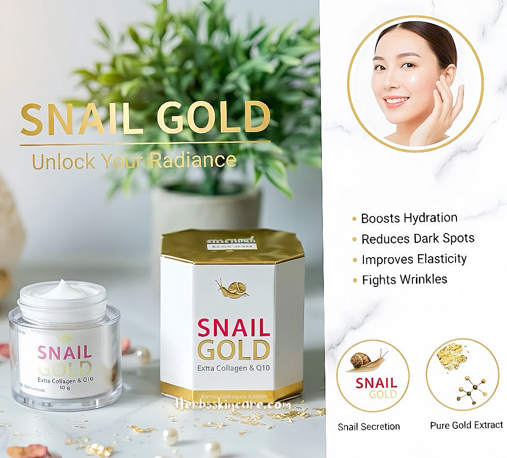 ROYAL THAI HERB SNAIL GOLD EXTRA COLLAGEN & Q10 (50 G.)