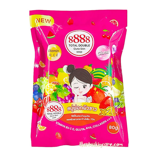8888 TOTAL DOUBLE GLUTA SKIN SOAP 80 G.