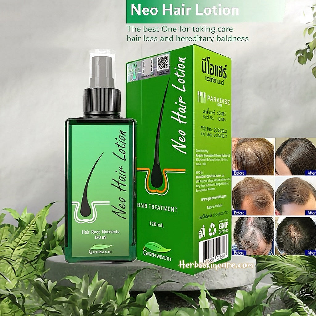 NEO HAIR LOTION 120 ML. (NATURAL HAIR REGROWTH)