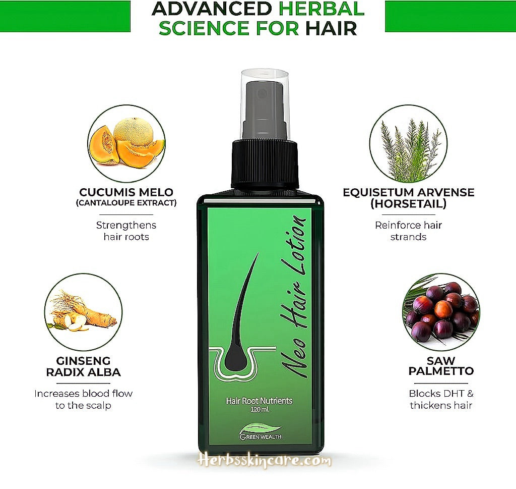 NEO HAIR LOTION 120 ML. (NATURAL HAIR REGROWTH)