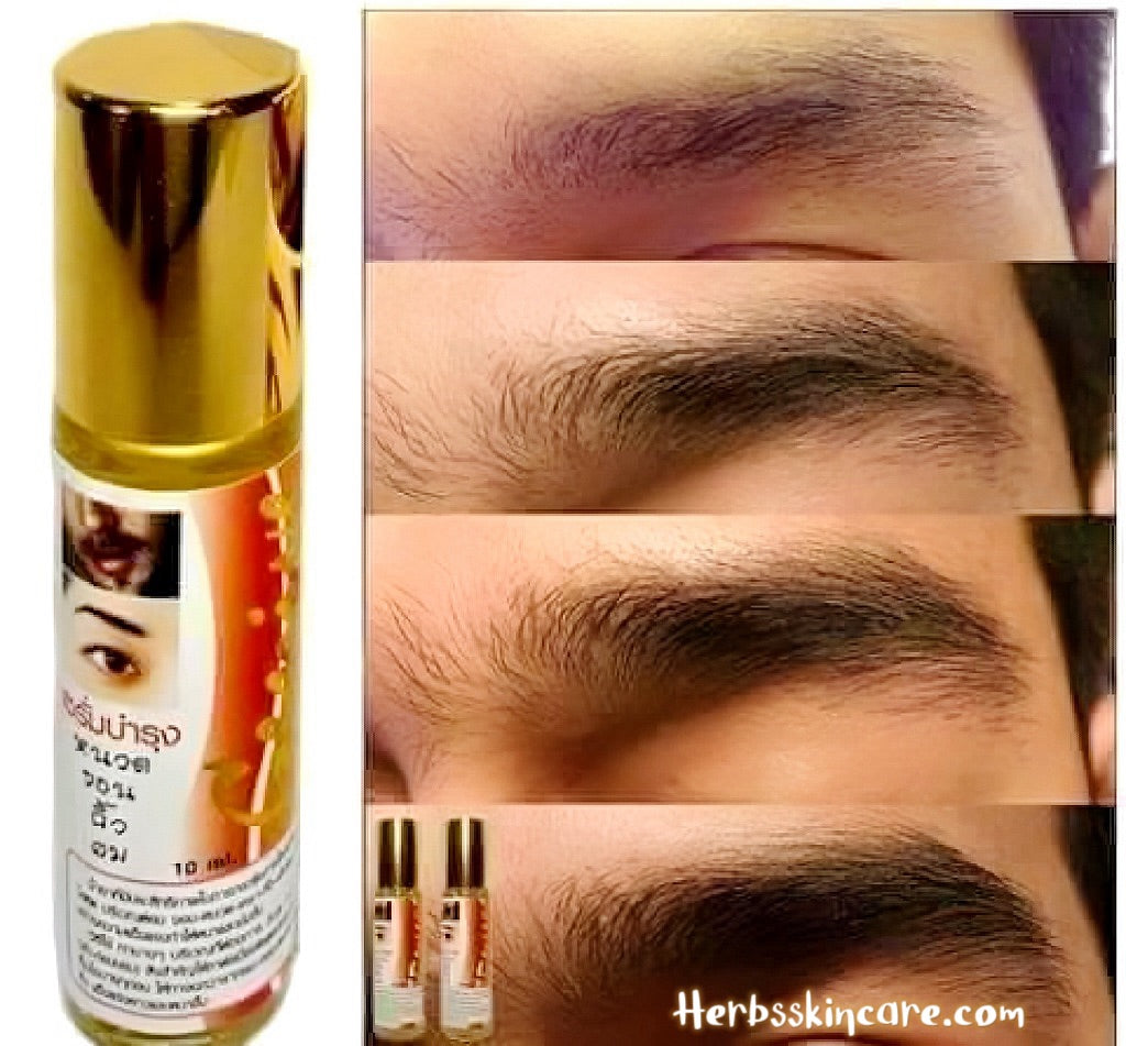 GENIVE HAIR GROWTH SERUM FAST STIMULATOR BEARD EYEBROW TICKER GROW LONGER 10 ML. (JAR 12 PCS.)