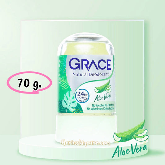 GRACE NATURAL DEODORANT 70 G. (ALOE VERA)