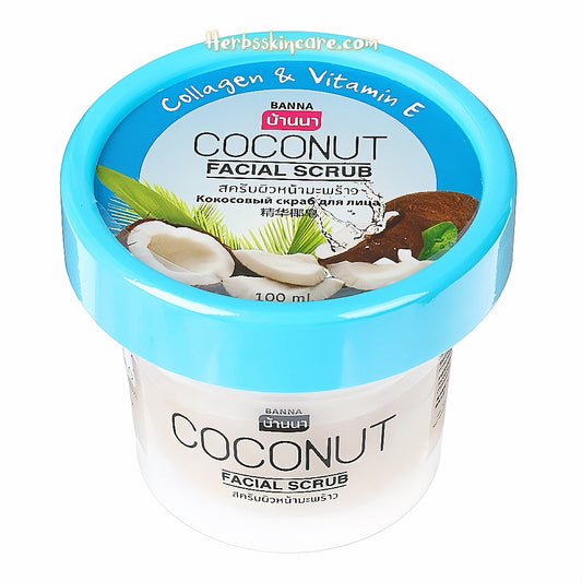 BANNA FACIAL SCRUB 100 G. (COCONUT)
