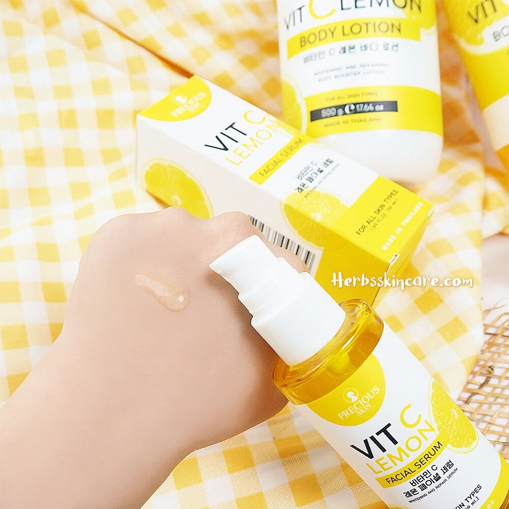 PRECIOUS SKIN VIT C LEMON FACIAL SERUM 50 ML.