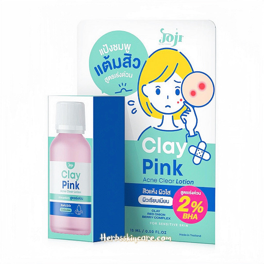 JOJI SECRET YOUNG CLAY PINK ACNE CLEAR LOTION 15 ML.