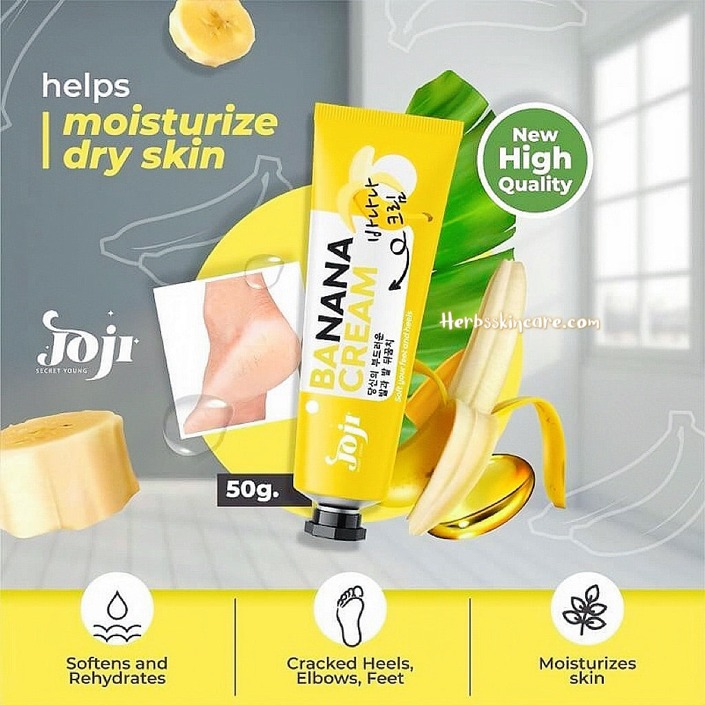 JOJI SECRET YOUNG - SOFT YOUR FEET AND HEELS BANANA CREAM 50 G.
