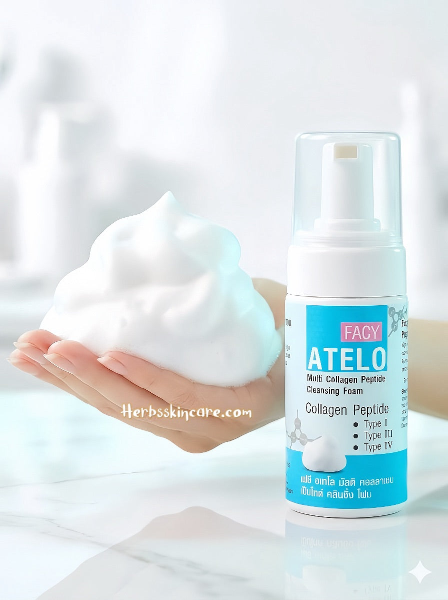FACY ATELO MULTI COLLAGEN PEPTIDE CLEANSING FOAM 100 G.