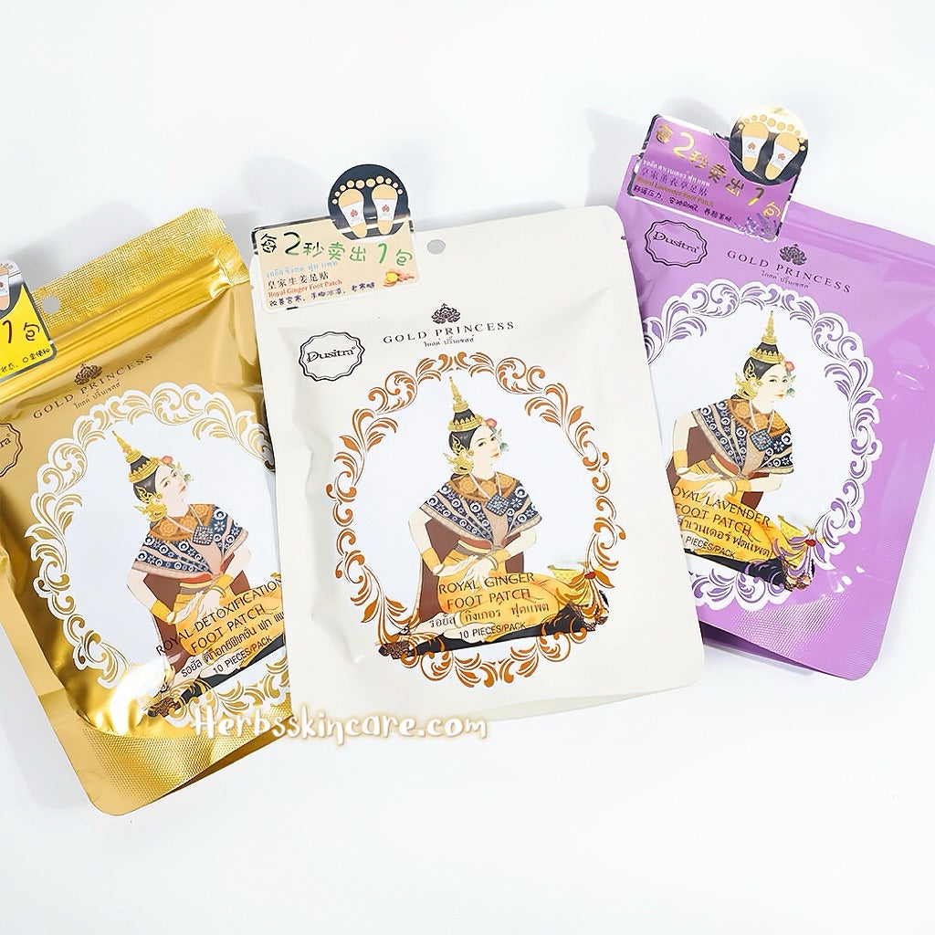 GOLD PRINCESS ROYAL LAVENDER FOOT PATCH (CONTAINS 10 PCS.)