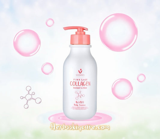 BEAUTY BUFFET SCENTIO PINK COLLAGEN RADIANT & FIRM SHOWER SERUM 350 ML.