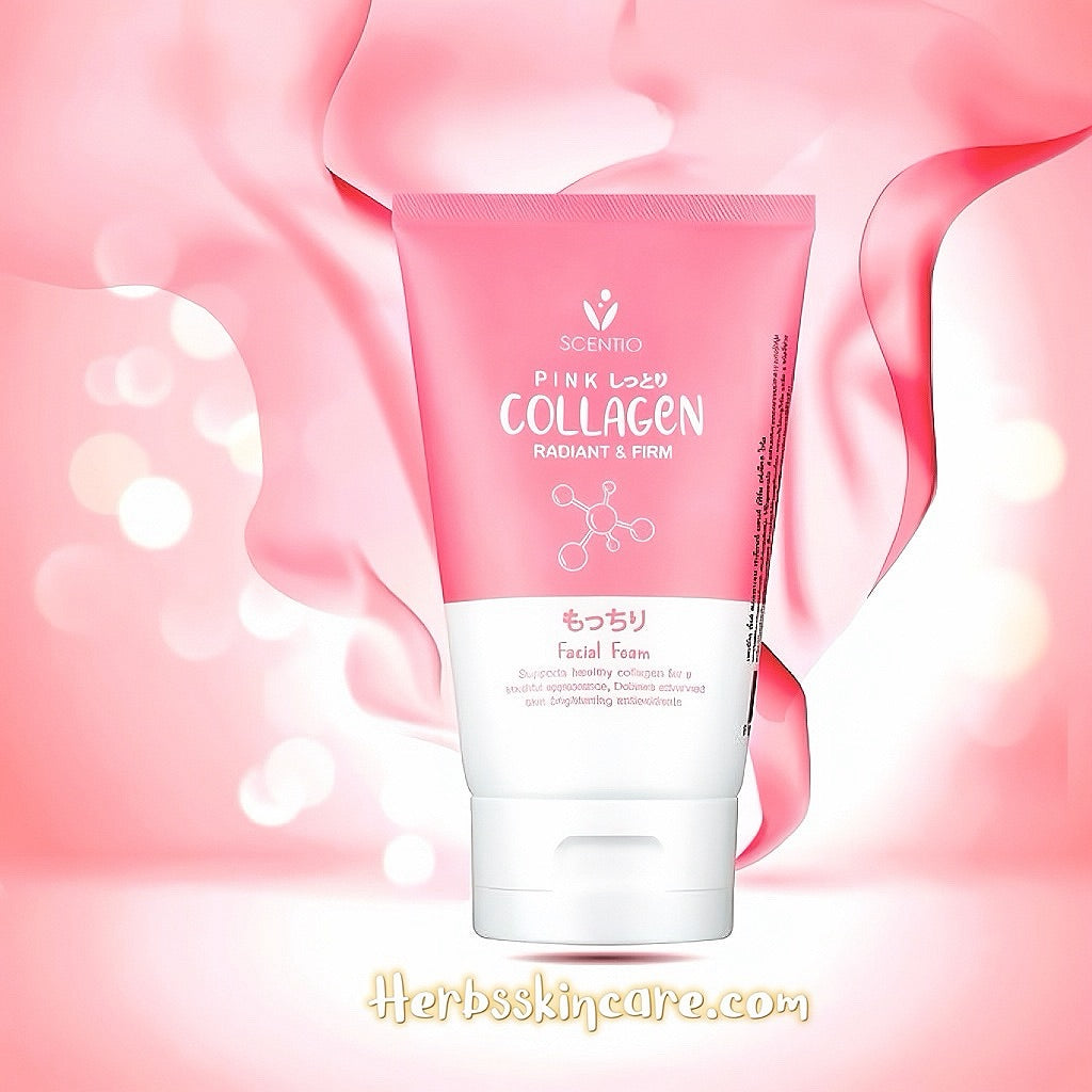 BEAUTY BUFFET SCENTIO PINK COLLAGEN ESPUMA FACIAL RADIANTE Y REAFIRMANTE 100 ML.