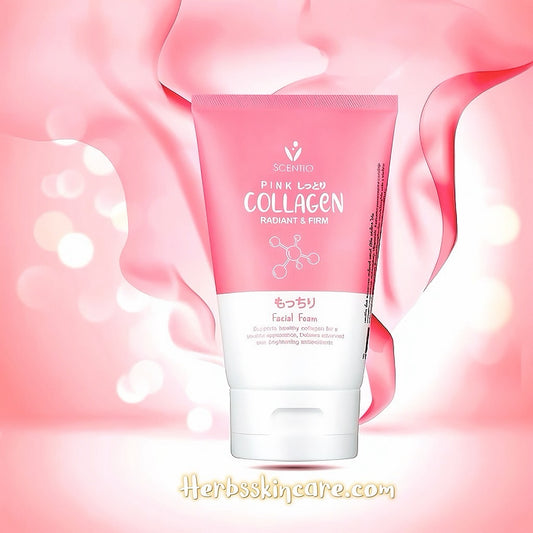 BEAUTY BUFFET SCENTIO PINK COLLAGEN ESPUMA FACIAL RADIANTE Y REAFIRMANTE 100 ML.