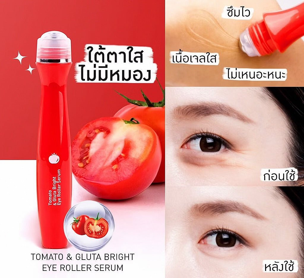 BABY BRIGHT TOMATO & GLUTA BRIGHT SERUM EN ROLL-ON PARA OJOS 15 ML.