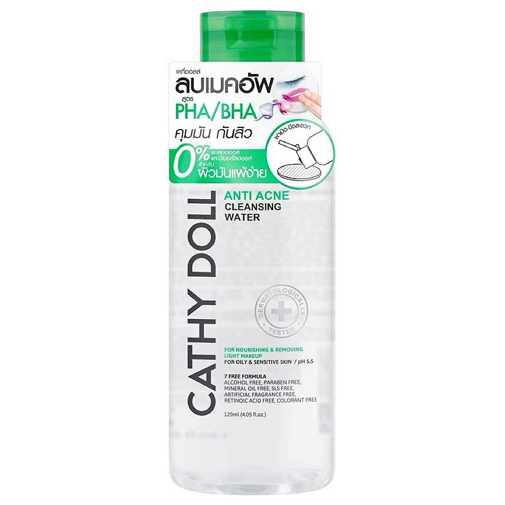 AGUA LIMPIADORA ANTIACNÉ CATHY DOLL 500 ML.
