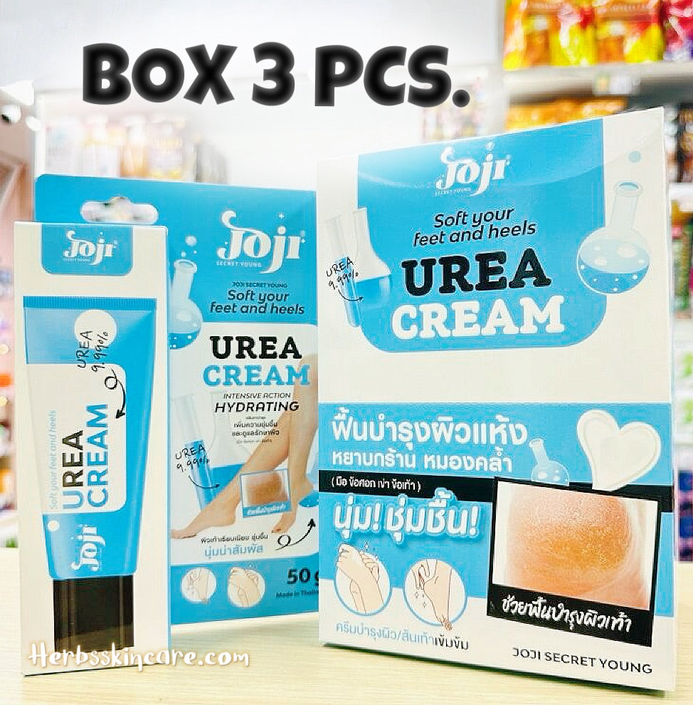 JOJI SECRET YOUNG - SOFT YOUR FEET AND HEEL UREA CREAM 50 G. (BOX 3 PCS.)