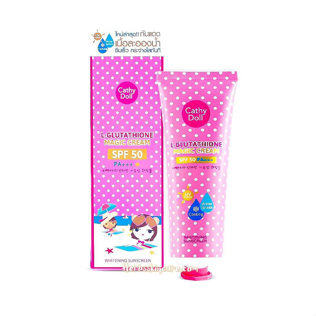 CATHY DOLL L-GLUTATHIONE MAGIC CREAM SPF50 PA+++ 60 ML.