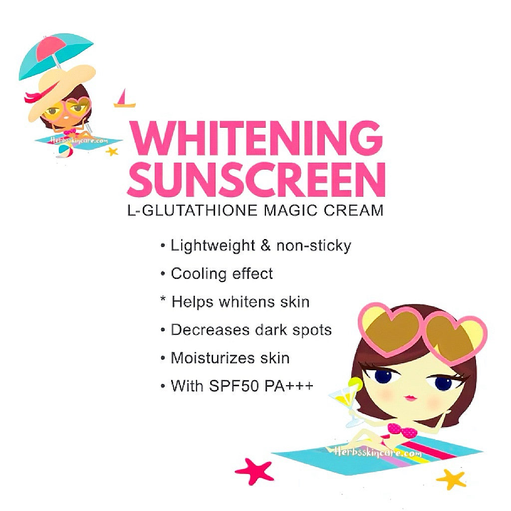 CATHY DOLL L-GLUTATHIONE MAGIC CREAM SPF50 PA+++ 60 ML.