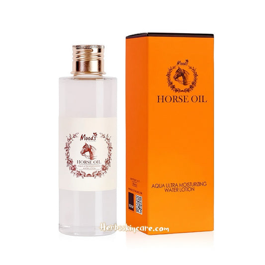 MOODS HORSE OIL AQUA ULTRA MOISTURIZING WATER LOTION 120 ML.