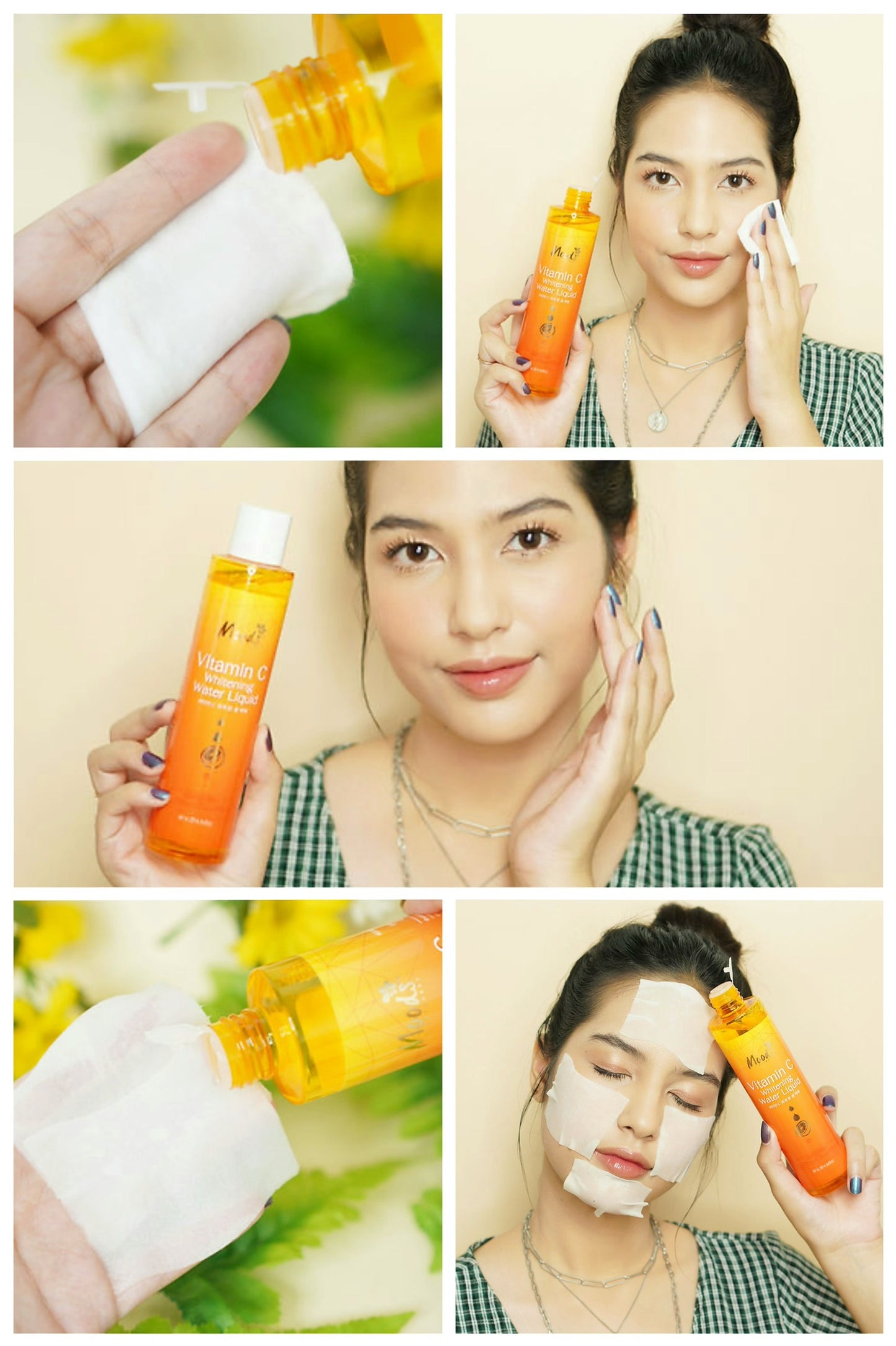 MOODS VITAMIN C WHITENING WATER LIQUID 250 ML.