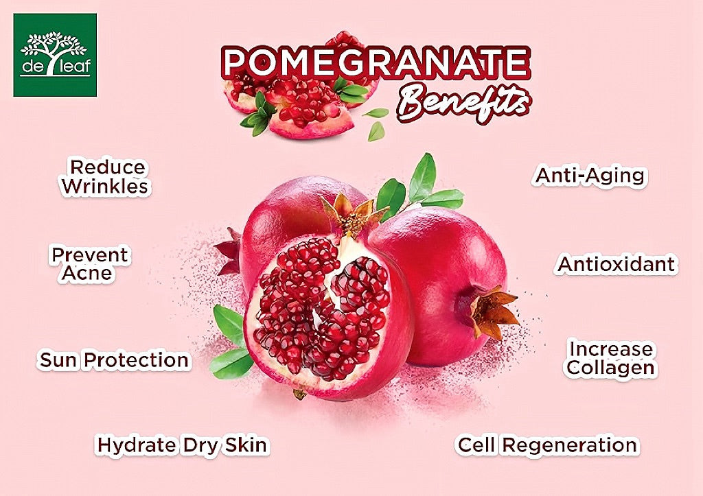 DE LEAF POMEGRANATE AGELESS GLOW SOAP 100 G.