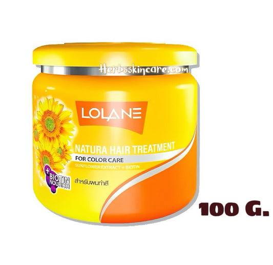 LOLANE NATURA HAIR TREATMENT FOR COLOR CARE 100 G.