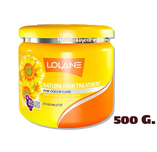 LOLANE NATURA HAIR TREATMENT FOR COLOR CARE 500 G.