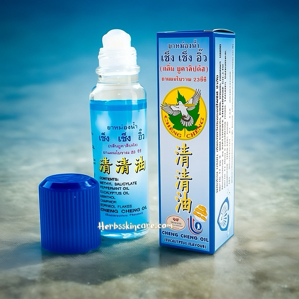 CHENG CHENG OIL ROLL ON 23 cc. (EUCALYPTUS FLAVOUR)