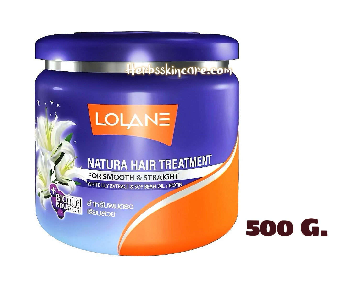 LOLANE NATURA HAIR TREATMENT FOR SMOOTH & STRAIGHT 500 G.