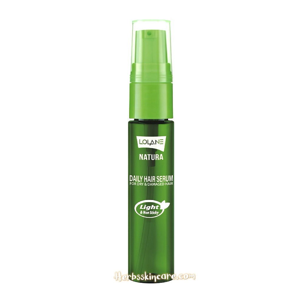 LOLANE NATURA DAILY HAIR SERUM FOR DRY & DAMAGED HAIR 20 ML. (BOX 12 PCS.)