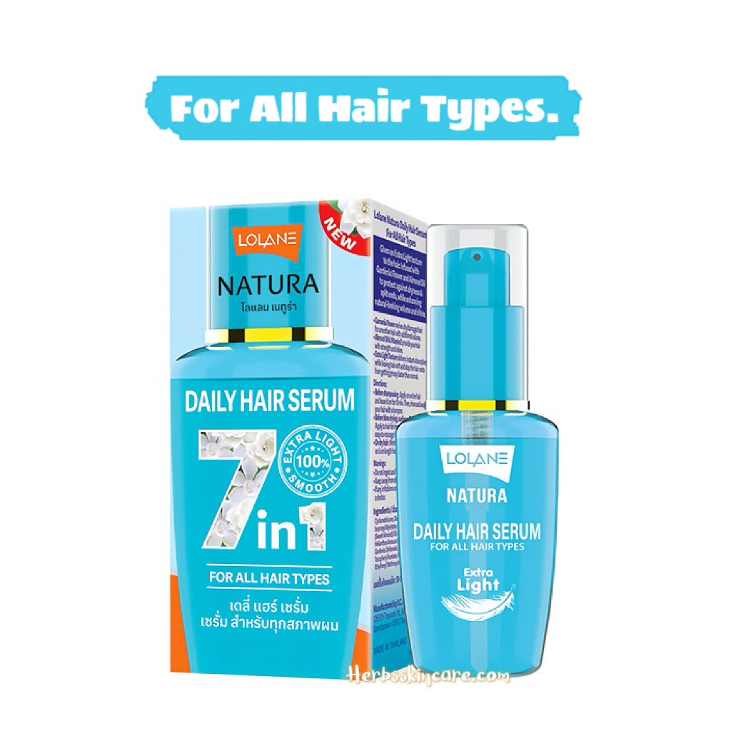 LOLANE NATURA DAILY HAIR SERUM FOR ALL HAIR TYPES 50 ML.