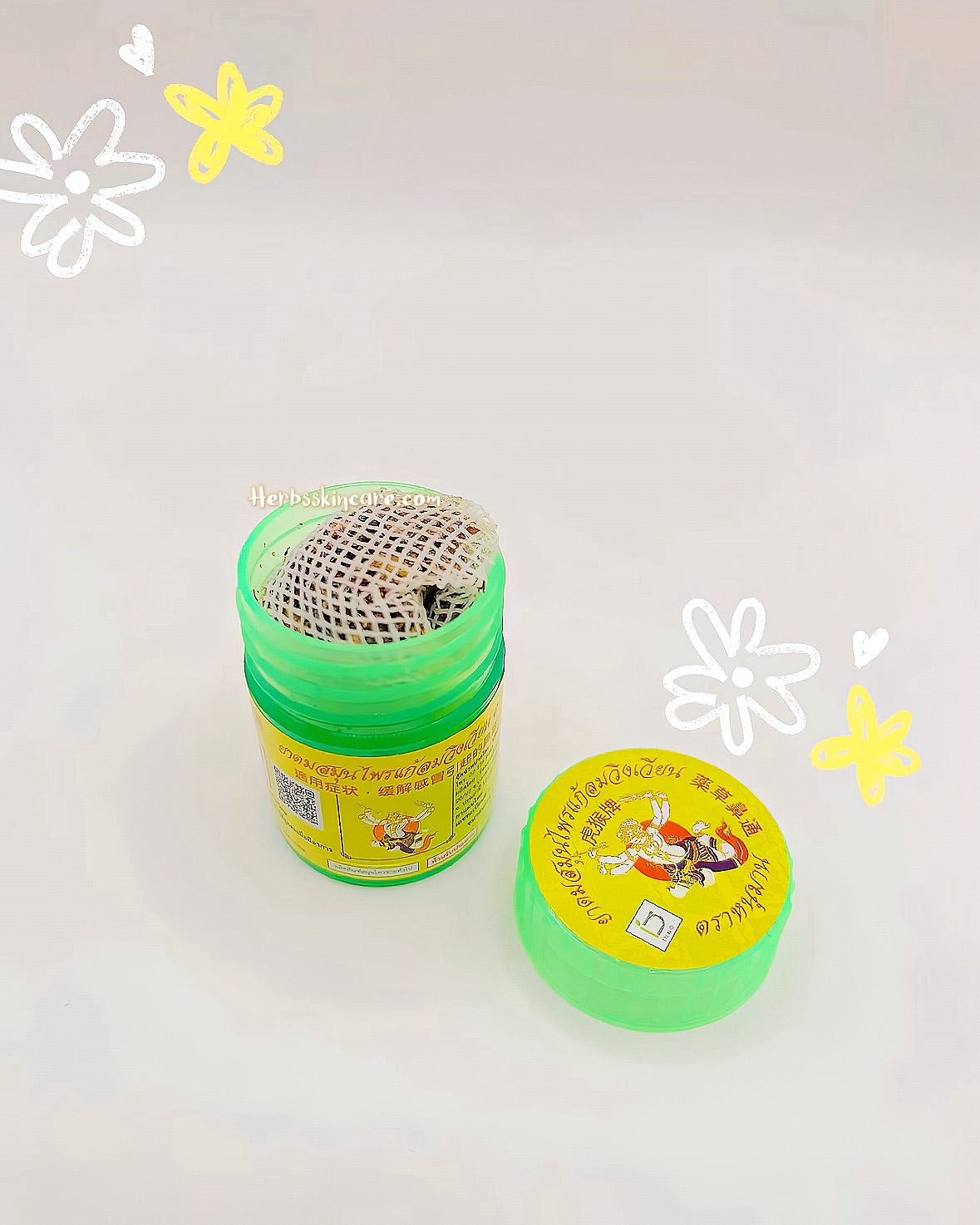 HANUMAN BRAND HERBAL INHALER 2 G. (PACK 12 PCS.)