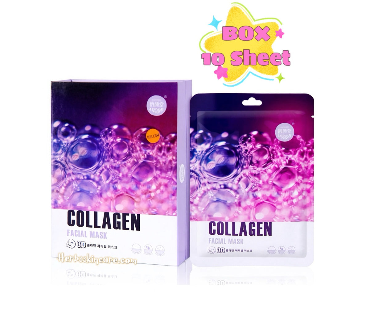 EAST-SKIN COLLAGEN 3D FACIAL MASK (BOX 10 PCS.)
