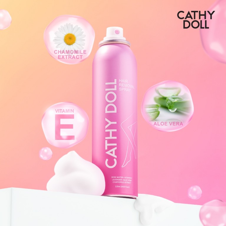 CATHY DOLL HAIR REMOVAL SPRAY 120 ML.
