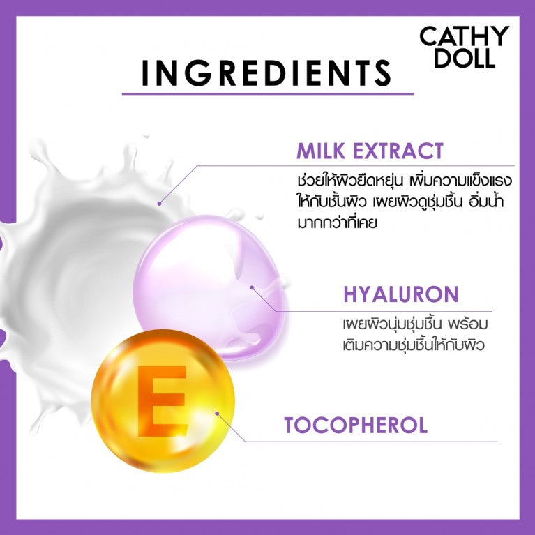 CATHY DOLL LIMPIADOR CORPORAL DE PROTEÍNA DE LECHE, ÁCIDO HIALURÓNICO Y VITAMINA E 520 ML.